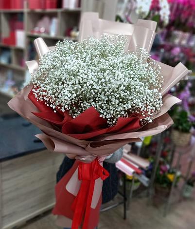 Букет цветов из: Гипсофила в Тазовском