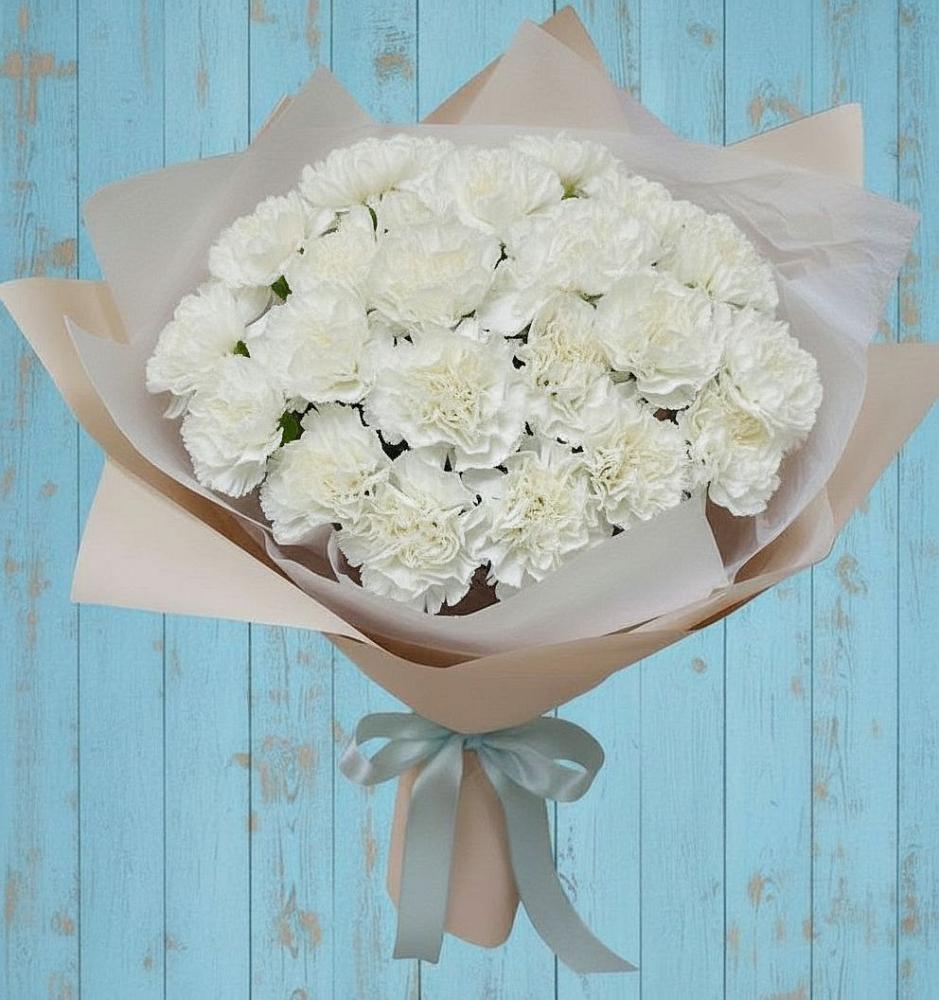 Букет цветов из: Гвоздики в Тазовском