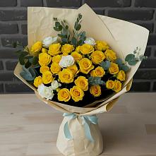 Букет цветов из:  Розы #REPLACE_PRED# Тазовском