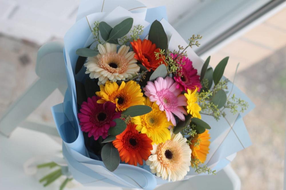 Букет цветов из: Герберы в Тазовском