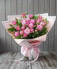 Букет Розовый кустик в Тазовском