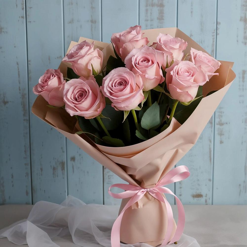 Букет цветов из: Розы в Тазовском