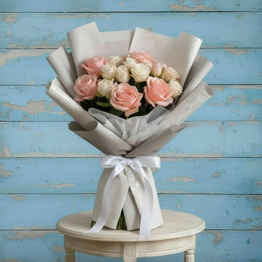 Букет цветов из: Розы в Тазовском