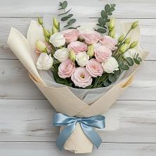 Букет цветов из:  Лизиантусы в Тазовском