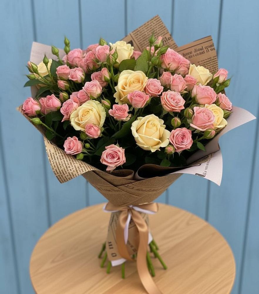 Букет цветов из: Розы в Тазовском