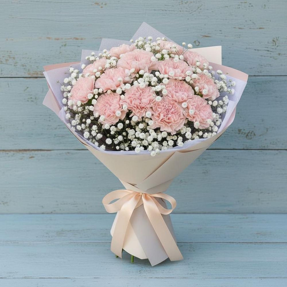 Букет цветов из: Гвоздики в Тазовском