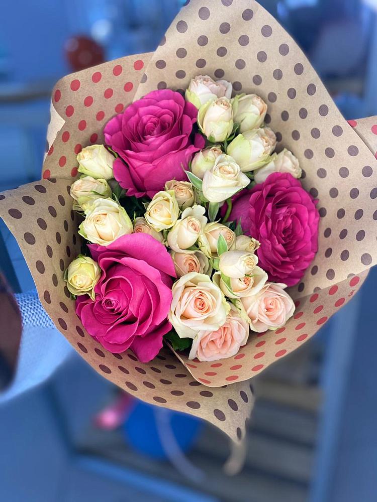 Букет цветов из: Розы в Тазовском