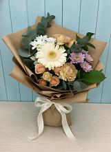 Букет цветов из:  Герберы и Хризантемы #REPLACE_PRED# Тазовском