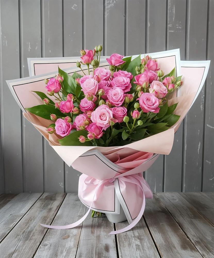 Букет Розовый кустик в Тазовском