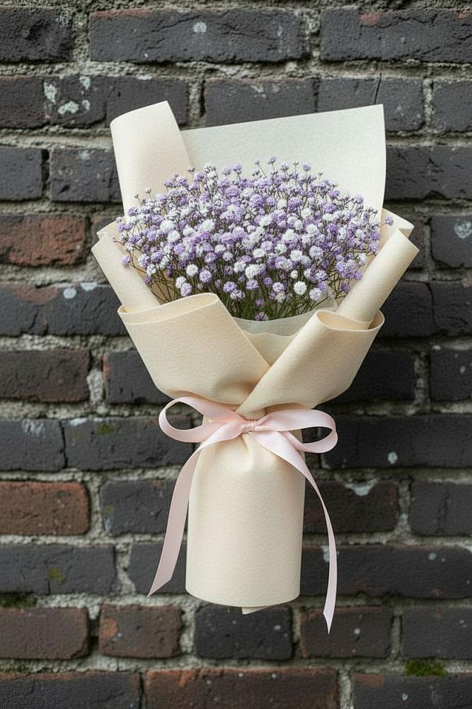 Букет цветов из: Гипсофила в Тазовском