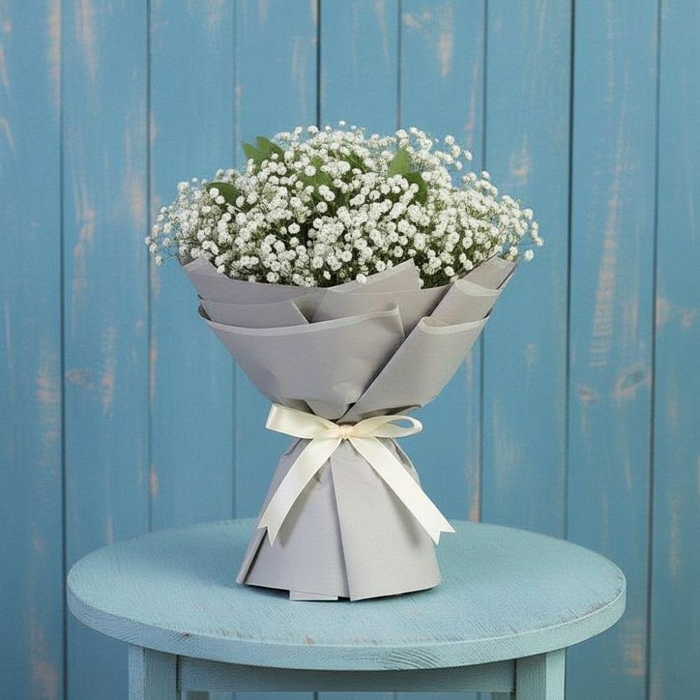 Букет цветов из: Гипсофила в Тазовском