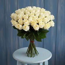 Букет 51 Белая роза Эдлесс Лав #REPLACE_PRED# Тазовском