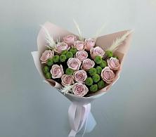 Букет цветов из:  Розы и Хризантемы в Тазовском