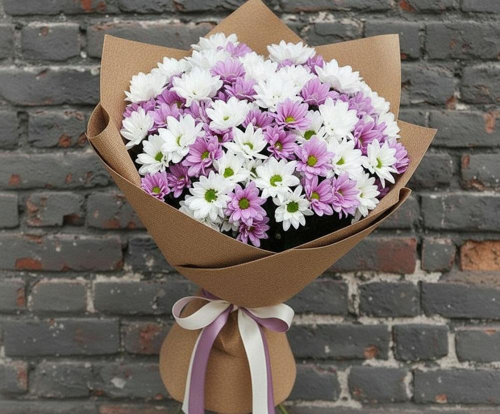 Букет цветов из: Хризантемы в Тазовском