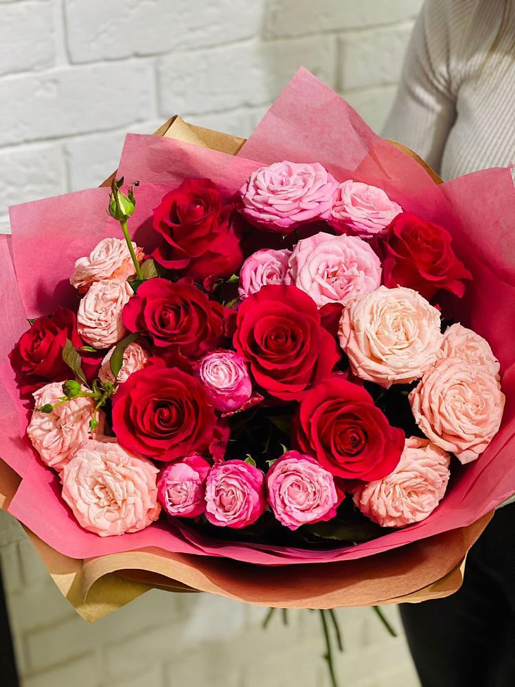 Букет цветов из: Розы в Тазовском