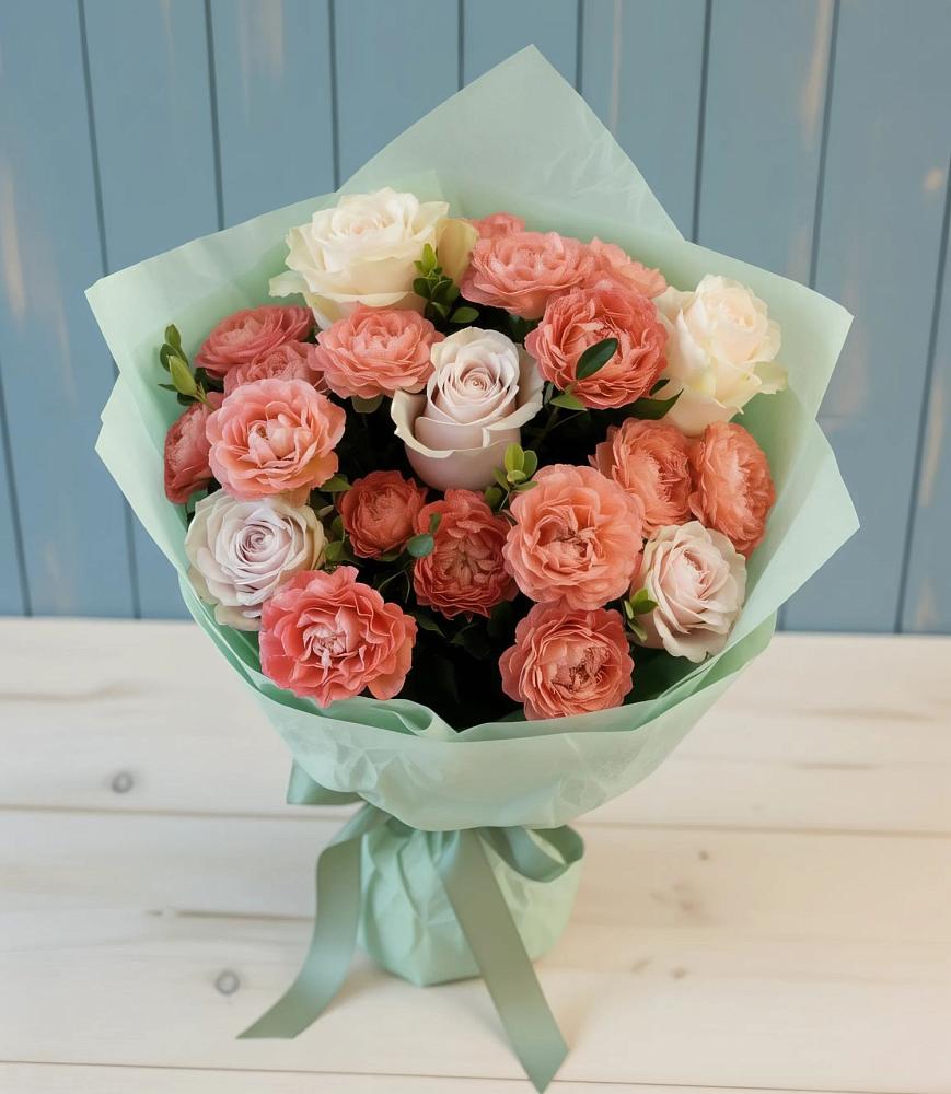 Букет цветов из: Розы в Тазовском