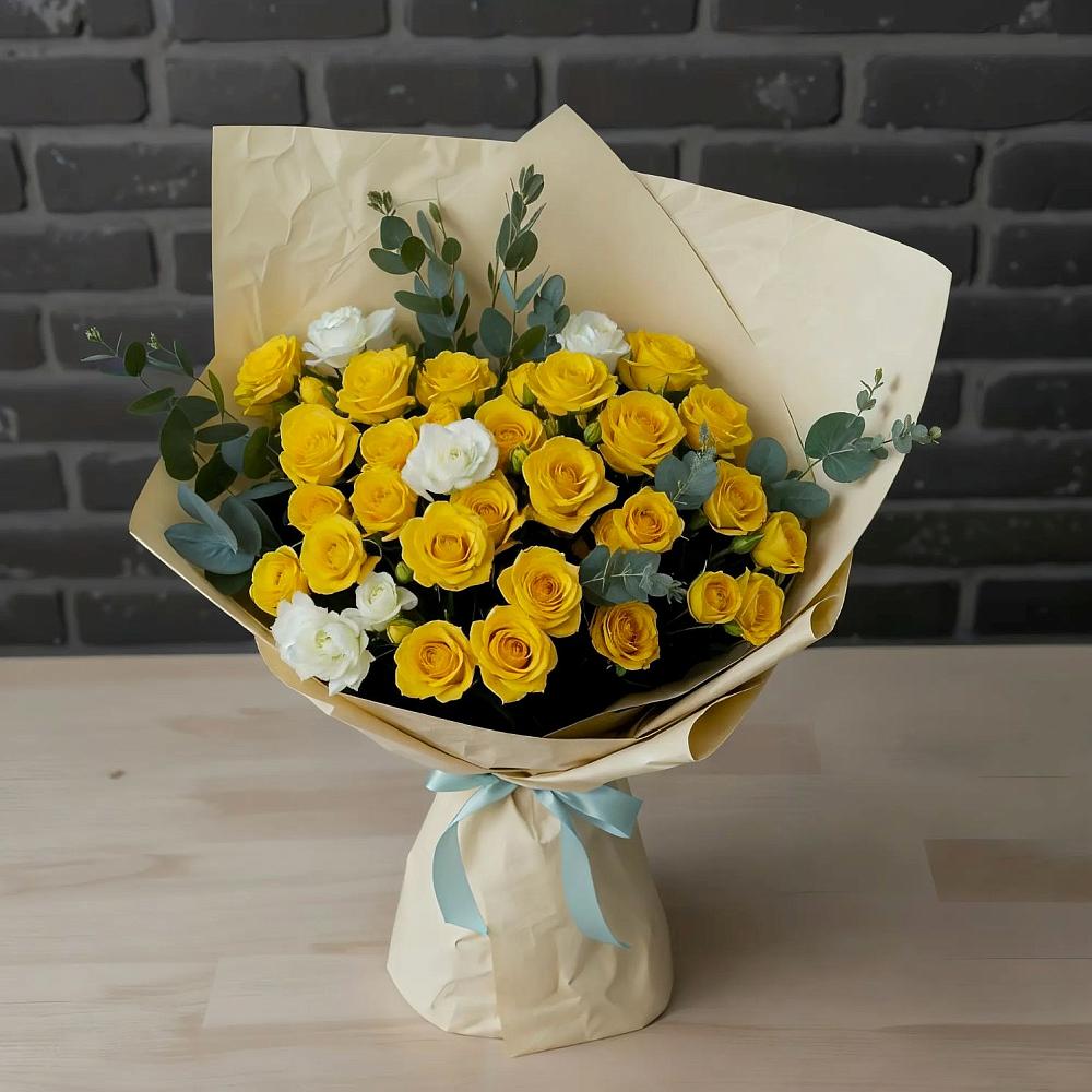 Букет цветов из: Розы в Тазовском