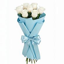 Букет 7 белых роз Проуд #REPLACE_PRED# Тазовском