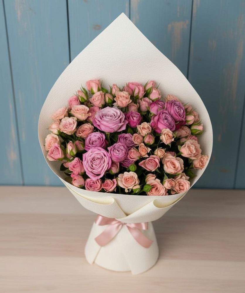 Букет цветов из: Розы в Тазовском