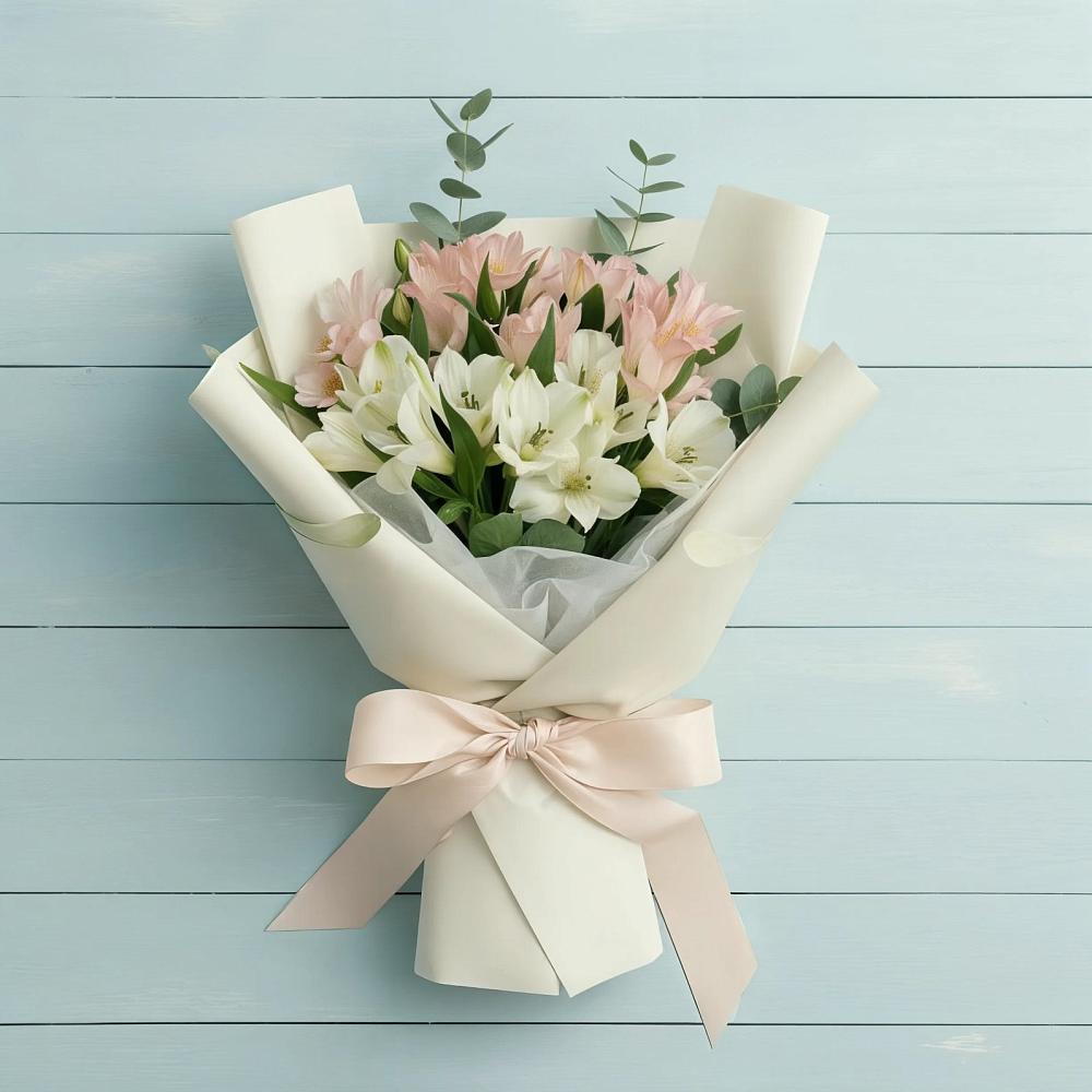 Букет цветов из: Альстромерии в Тазовском