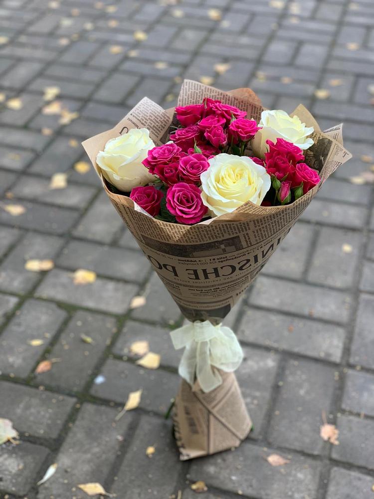 Букет цветов из: Розы в Тазовском