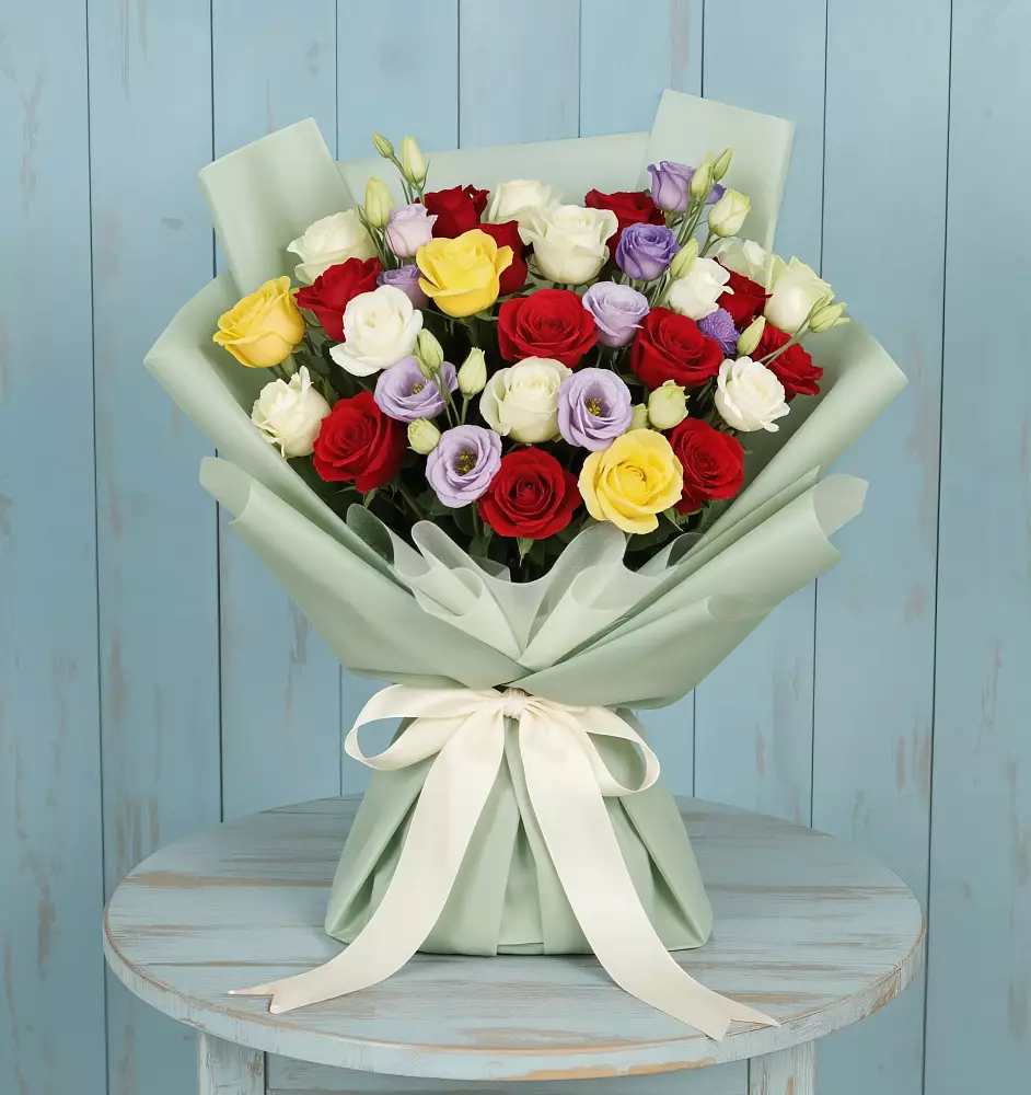 Букет цветов из: Розы в Тазовском