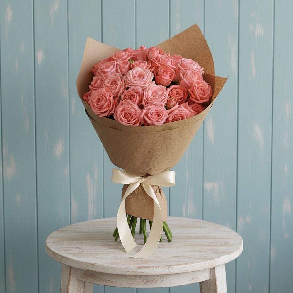 Букет цветов из: Розы в Тазовском