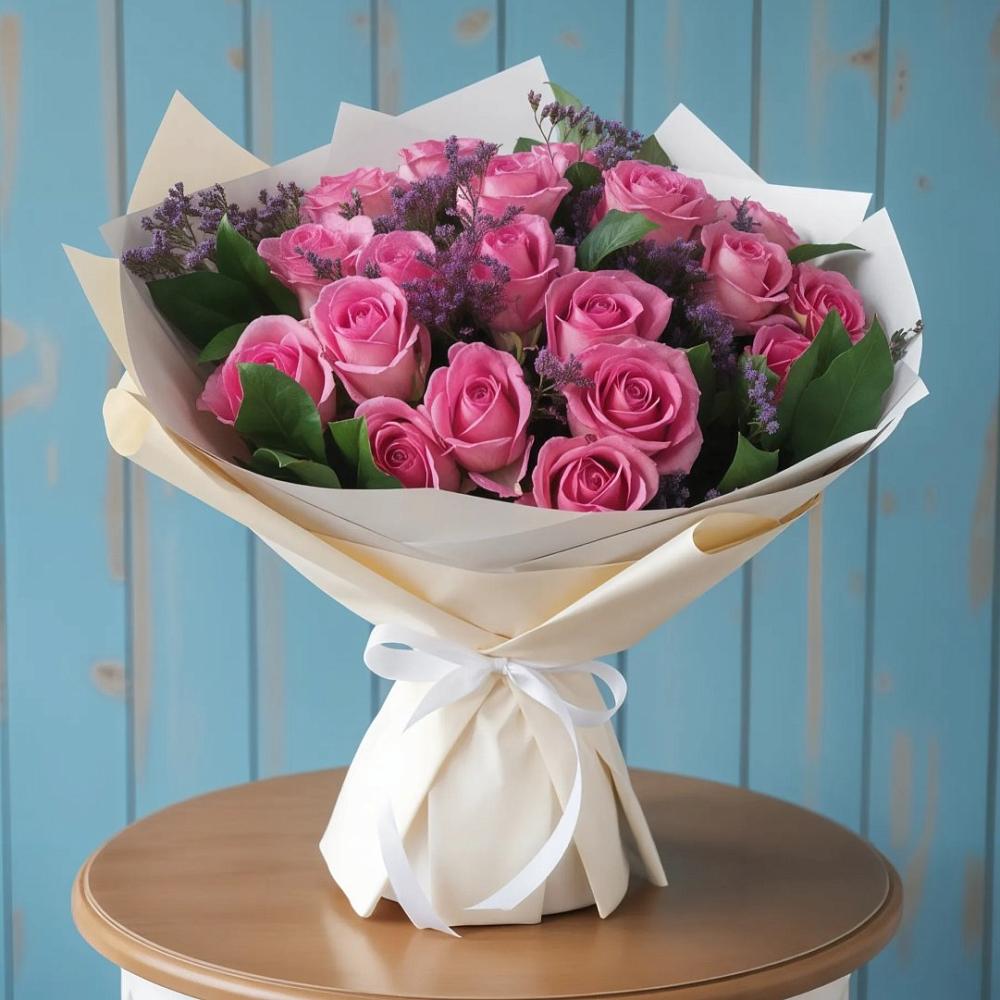 Букет цветов из: Розы в Тазовском