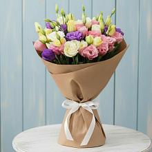 Букет цветов из:  Лизиантусы #REPLACE_PRED# Тазовском