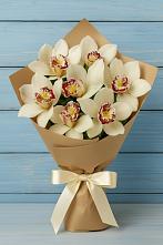 Букет цветов из:  Орхидеи и Розы в Тазовском